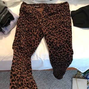Loft super skinny ankle velvet pants
